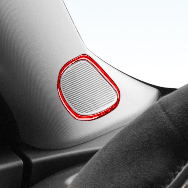For Chevrolet Malibu 2016-2022 2pcs /Set Left-hand Drive A-pillar Speaker Sticker(Red) - Car Interior Mouldings by buy2fix | Online Shopping UK | buy2fix