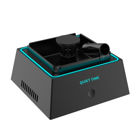 Intelligent Multifunctional Ambient Light Household Negative Ion Air Purifier Electronic Ashtray(Black)