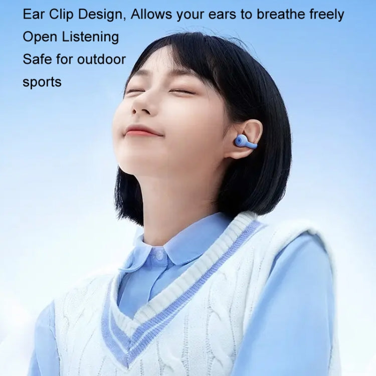 REMAX CozyBuds W15 Transparent Ear Clip Wireless Bluetooth Earphone OWS Sports Earphone(Blue) - Bluetooth Earphone by REMAX | Online Shopping UK | buy2fix