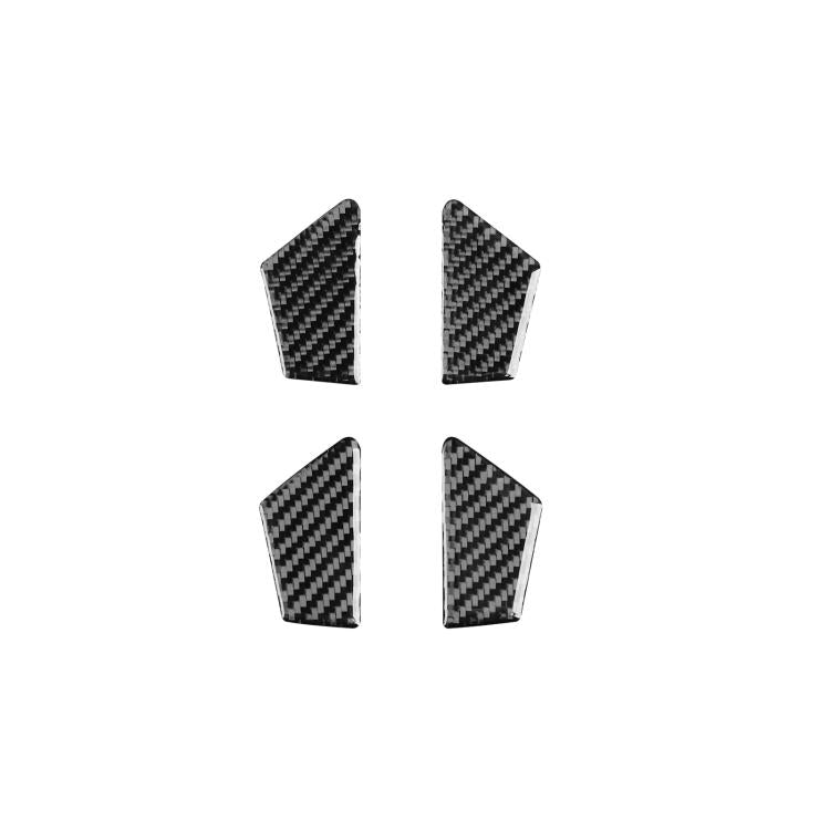 For Chevrolet Malibu 2016-2021 4pcs /Set Left-hand Drive Inner Door Bowl Sticker(Black) - Car Interior Mouldings by buy2fix | Online Shopping UK | buy2fix