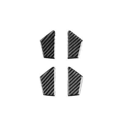 For Chevrolet Malibu 2016-2021 4pcs /Set Left-hand Drive Inner Door Bowl Sticker(Black) - Car Interior Mouldings by buy2fix | Online Shopping UK | buy2fix
