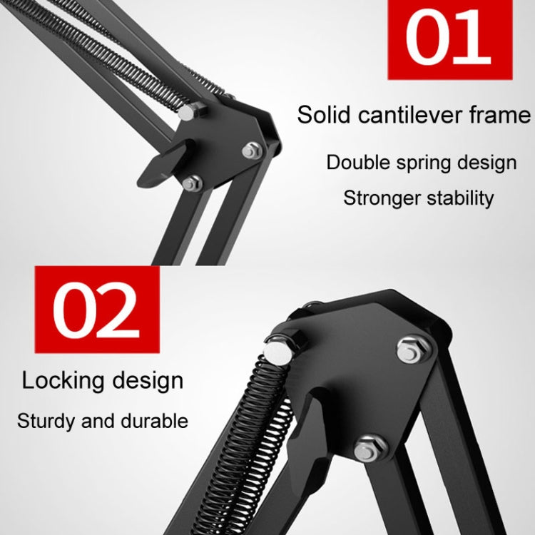 Lazy Cell Phone And Tablet Universal Bracket Multifunctional Telescopic Support Stand, Model: N2L Extended Cantilever - Lazy Bracket by buy2fix | Online Shopping UK | buy2fix