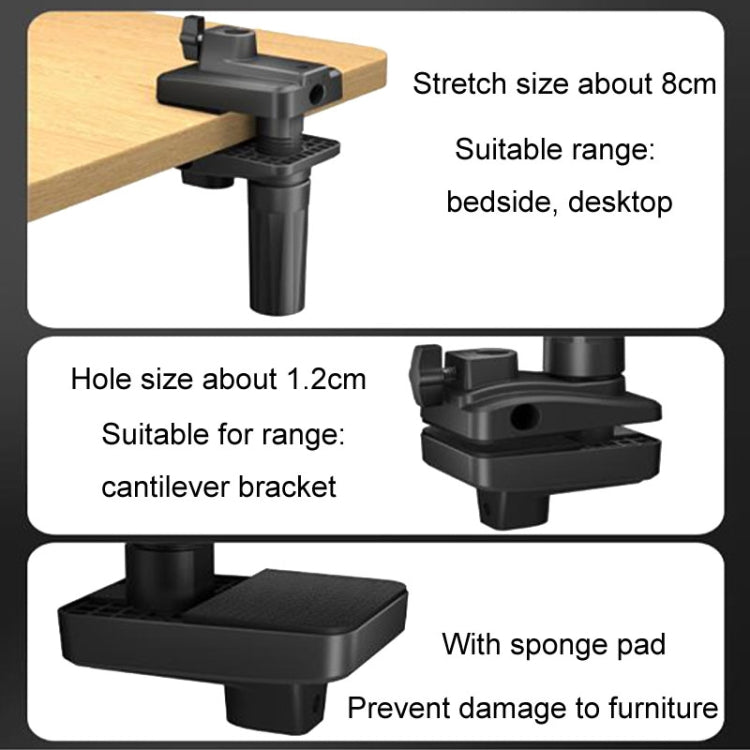 Lazy Cell Phone And Tablet Universal Bracket Multifunctional Telescopic Support Stand, Model: N2L Extended Cantilever - Lazy Bracket by buy2fix | Online Shopping UK | buy2fix