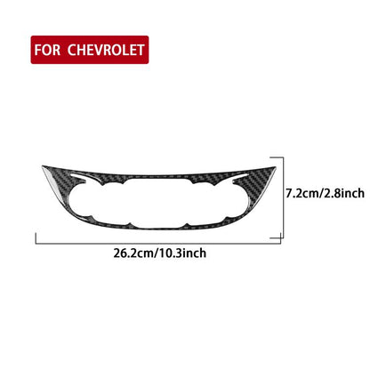 For Chevrolet Malibu 2016-2022 C Model Universal Central Control Knob Panel Sticker(Black) - Car Interior Mouldings by buy2fix | Online Shopping UK | buy2fix