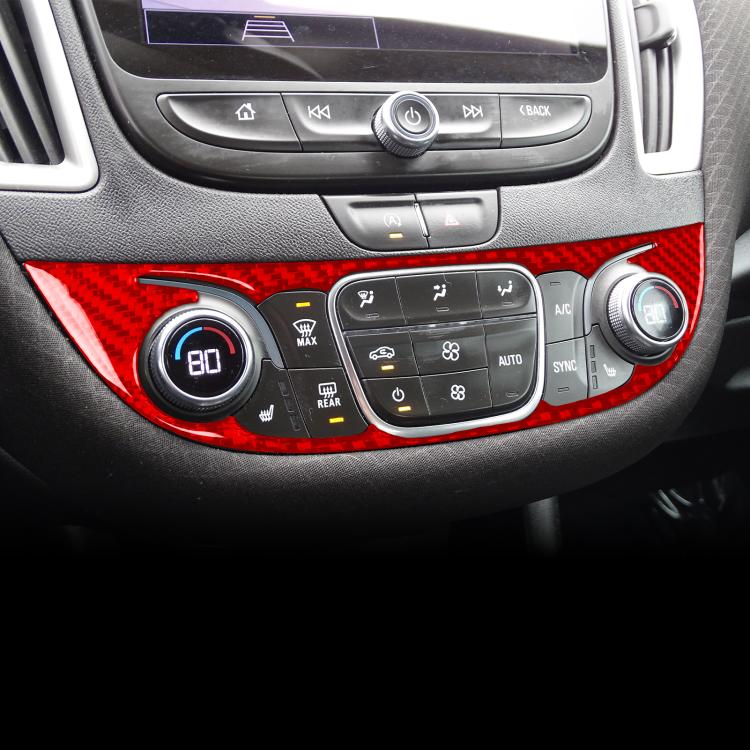 For Chevrolet Malibu 2016-2022 C Model Universal Central Control Knob Panel Sticker(Black) - Car Interior Mouldings by buy2fix | Online Shopping UK | buy2fix