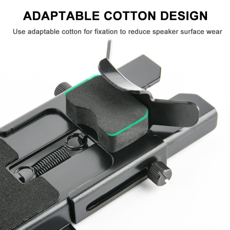 For JBL Charge 3 / 4 / 5 Flip 4 / 5 / 6 Bluetooth Speaker Wall Retractable Storage Bracket(Black) - Speaker Bracket by buy2fix | Online Shopping UK | buy2fix