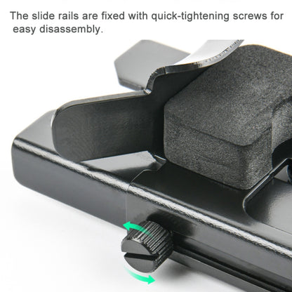 For JBL Charge 3 / 4 / 5 Flip 4 / 5 / 6 Bluetooth Speaker Wall Retractable Storage Bracket(Black) - Speaker Bracket by buy2fix | Online Shopping UK | buy2fix