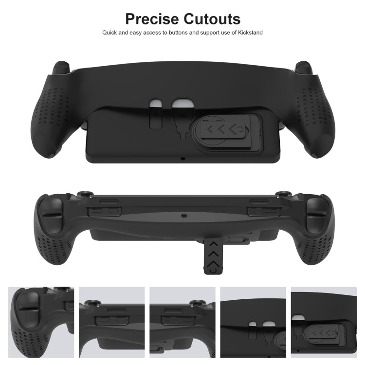 For PlayStation Portal Handle JYS TPU Protective Case With Stand(Black) - Cases by JYS | Online Shopping UK | buy2fix