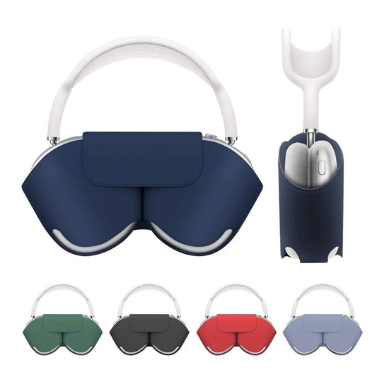 For AirPods Max Headphone Protective Cover Soft Case(Blue) by buy2fix