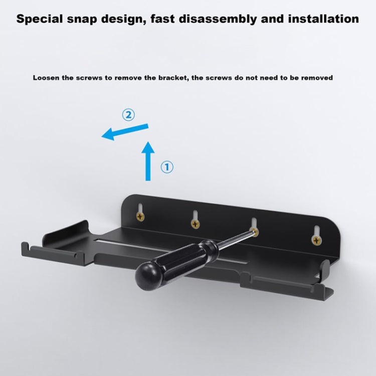 For PS5 Slim Wall-Mounted Storage Rack Host Handle Storage Hanger Accessories by buy2fix