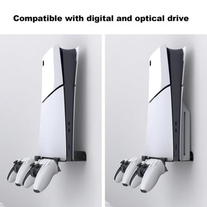 For PS5 Slim Wall-Mounted Storage Rack Host Handle Storage Hanger Accessories by buy2fix