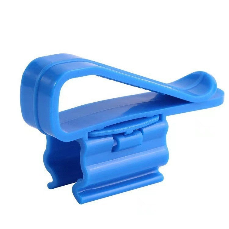 5pcs Multifunctional Fish Tank Aquarium Water Pipe Fixing Clip(Blue) - Fish Tanks & Accessories by buy2fix | Online Shopping UK | buy2fix