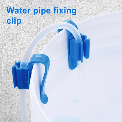 5pcs Multifunctional Fish Tank Aquarium Water Pipe Fixing Clip(Blue) - Fish Tanks & Accessories by buy2fix | Online Shopping UK | buy2fix