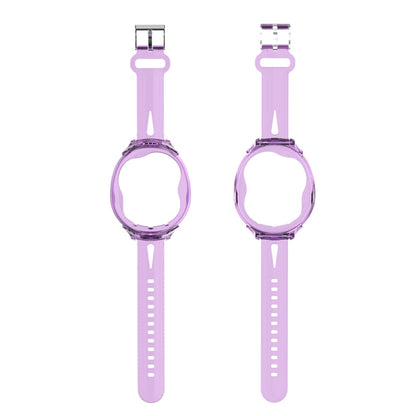 For Tamagotchi UNI (2023) Pet Game Machine Silicone Integrated Watch Strap Protective Case(Transparent) - Accessories by buy2fix | Online Shopping UK | buy2fix