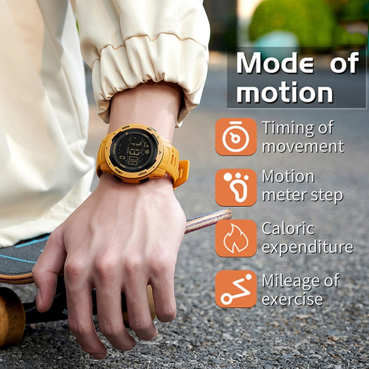 SANDA 2145 Calorie Pedometer Alarm Clock Waterproof Multifunctional Hiking Sports Shockproof Smart Watch(Red) - Sport Watches by SANDA | Online Shopping UK | buy2fix