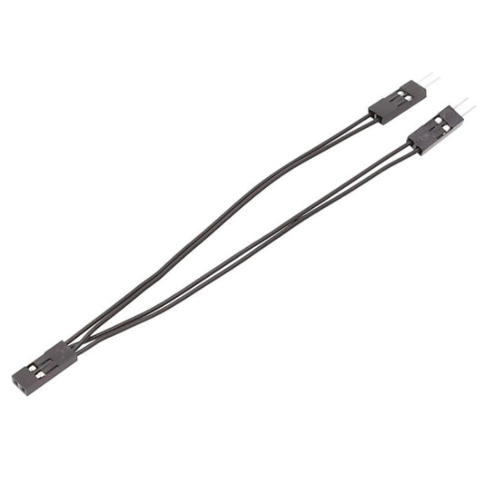 10cm 3pcs DuPont Terminal Wire DuPont 2.54 Connection Cable 2Pin 1 To 2 Wire One Female To Two Males by buy2fix