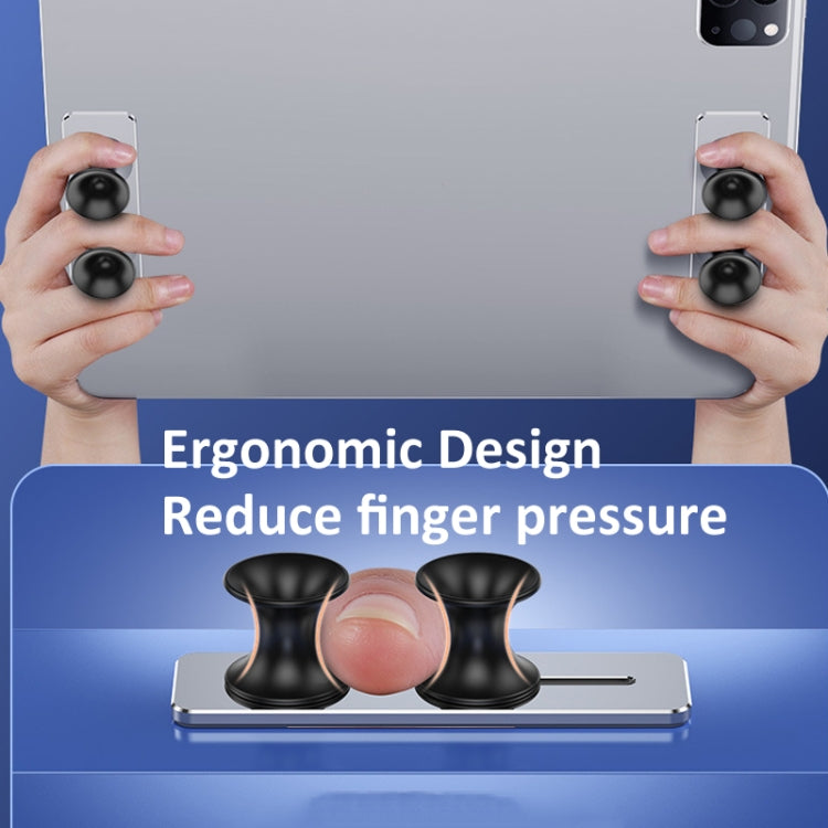 1pair Tablet Game Handle Grip Stand Holder Length Adjustable Silicone Controller - Controller Gamepad by buy2fix | Online Shopping UK | buy2fix