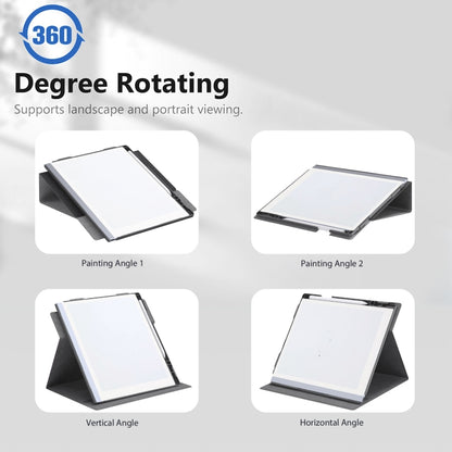 For ReMarkable 2 10.3 Inch 2020 Paper Tablet Case Multi-Viewing Adjustable Folding Book Folio Cover(Black) - Others by buy2fix | Online Shopping UK | buy2fix