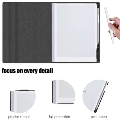 For ReMarkable 2 10.3 Inch 2020 Paper Tablet Case Multi-Viewing Adjustable Folding Book Folio Cover(Grey) - Others by buy2fix | Online Shopping UK | buy2fix