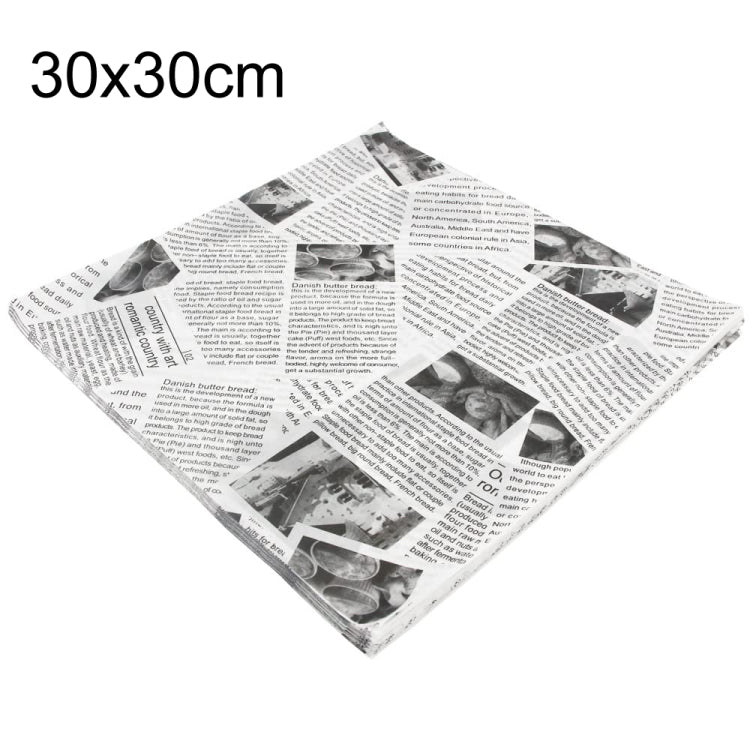 500sheets /Pack Deli Greaseproof Paper Baking Wrapping Paper Food Basket Liners Paper 30 x 30cm White - Retail Packaging by buy2fix | Online Shopping UK | buy2fix