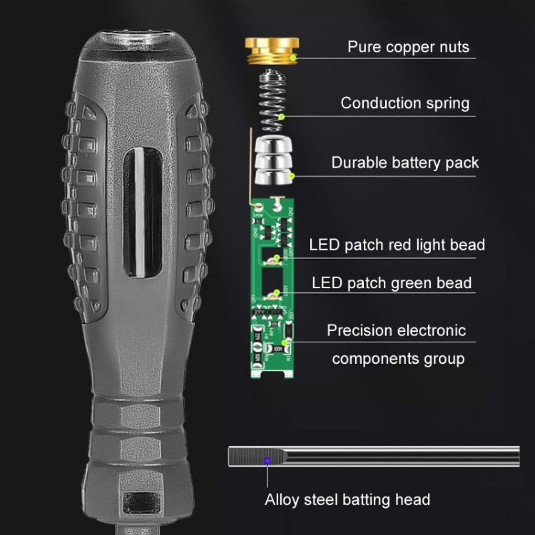 High Torque High Bright Electrician Tester Smart Test Breakpoint Specific Screwdriver(Straight) - Voltage Detector by buy2fix | Online Shopping UK | buy2fix