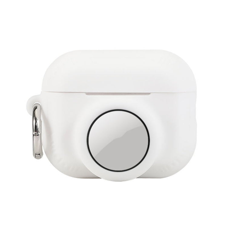 For AirPods Pro 2 / Airtag 2 In 1 All-inclusive Silicone Anti-drop Protection Case(White) - For AirPods Pro 2 by buy2fix | Online Shopping UK | buy2fix