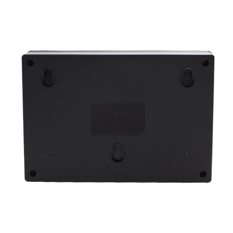 Fingerprint Recognition Voice Broadcast Smart Report Generation Attendance Machine, Model: Black UK Plug by buy2fix