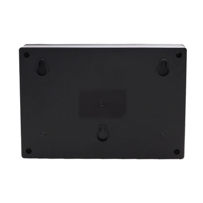 Fingerprint Recognition Voice Broadcast Smart Report Generation Attendance Machine, Model: Black UK Plug by buy2fix