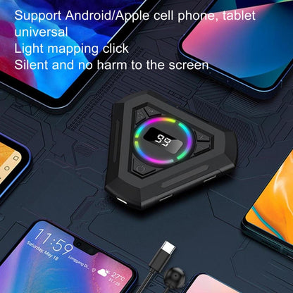 G50 Screen Tapper Cell Phone Tapper Live Streaming Aid Mute Analog Finger Tapping, Specification: 1 Drag 4 - Other Accessories by buy2fix | Online Shopping UK | buy2fix