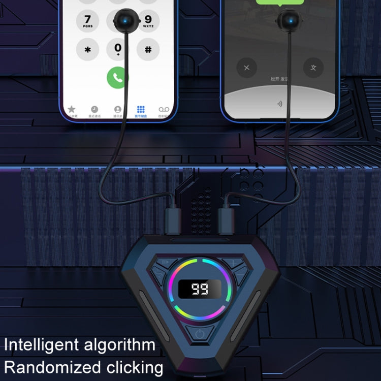 G50 Screen Tapper Cell Phone Tapper Live Streaming Aid Mute Analog Finger Tapping, Specification: 1 Drag 1 - Other Accessories by buy2fix | Online Shopping UK | buy2fix