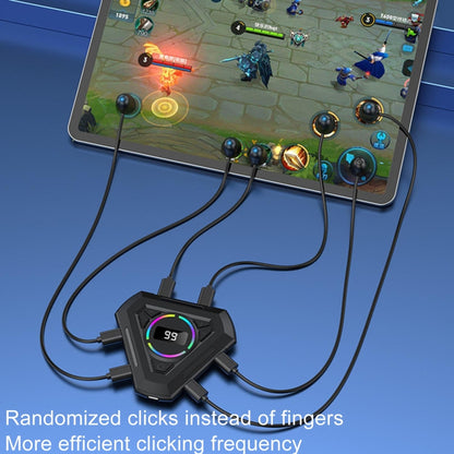 G50 Screen Tapper Cell Phone Tapper Live Streaming Aid Mute Analog Finger Tapping, Specification: 1 Drag 1 - Other Accessories by buy2fix | Online Shopping UK | buy2fix