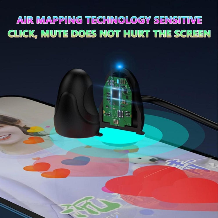 G50 Screen Tapper Cell Phone Tapper Live Streaming Aid Mute Analog Finger Tapping, Specification: 1 Drag 1 - Other Accessories by buy2fix | Online Shopping UK | buy2fix