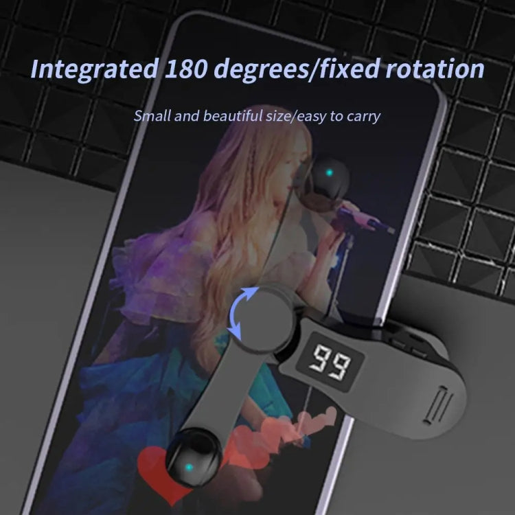 B-02 Cell Phone Screen Clicker Intelligent Plug-in Physical Connecting Point Device Living Equipment(Black) - Other Accessories by buy2fix | Online Shopping UK | buy2fix