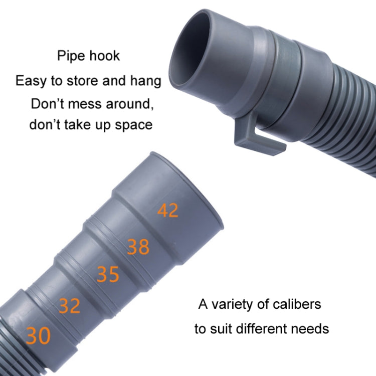 6m Thickened Drum Washing Machine High Elastic Extended Drain Pipe by buy2fix