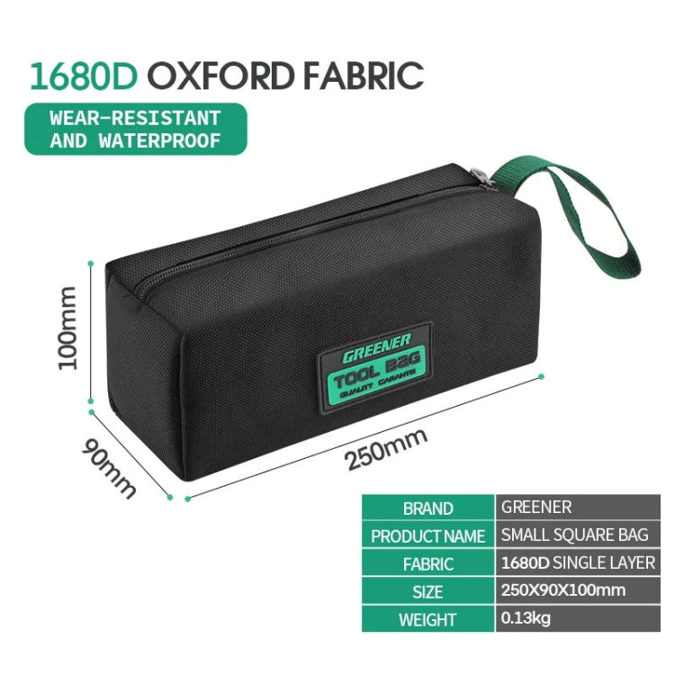 GREENER Fishing Toolkit Waterproof Thickened Oxford Fabric Storage Bag Canvas Handbag, Specification: Small Single Layer - Storage Bags & Boxes by GREENER | Online Shopping UK | buy2fix