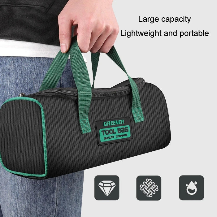 GREENER Fishing Toolkit Waterproof Thickened Oxford Fabric Storage Bag Canvas Handbag, Specification: Small Double Layer - Storage Bags & Boxes by GREENER | Online Shopping UK | buy2fix