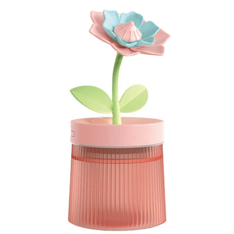 Flower Spray Hhydrating Colorful Atmosphere Light USB Aromatherapy Humidifier, Color: Gardenia Pink - Air Purifiers & Accessories by buy2fix | Online Shopping UK | buy2fix