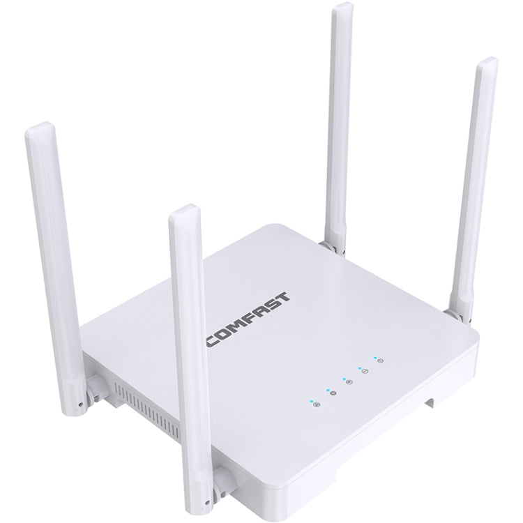 COMFAST CF-N1 V2  300Mbps WIFI4 Wireless Router With 1 Wan + 4 Lan RJ45 Ports,EU Plug - Wireless Routers by COMFAST | Online Shopping UK | buy2fix