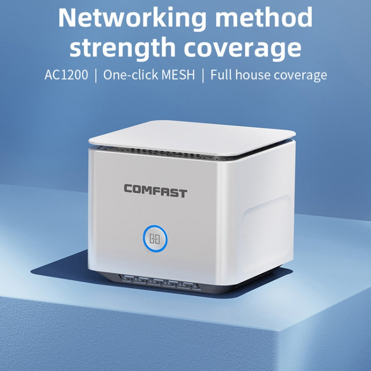 COMFAST CF-WR651AC  AC1200 Mesh Wireless Router 2.4G&5G Wi-Fi Repeater Amplifier - Wireless Routers by COMFAST | Online Shopping UK | buy2fix