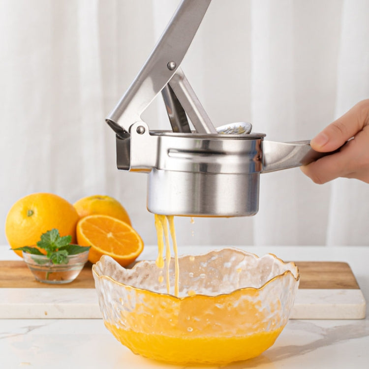 Stainless Steel Potato Press Manual Juicer Vegetable And Fruit Squeezer, Model: SJ-02 Side Hole - Stirrer & Squeezer by buy2fix | Online Shopping UK | buy2fix