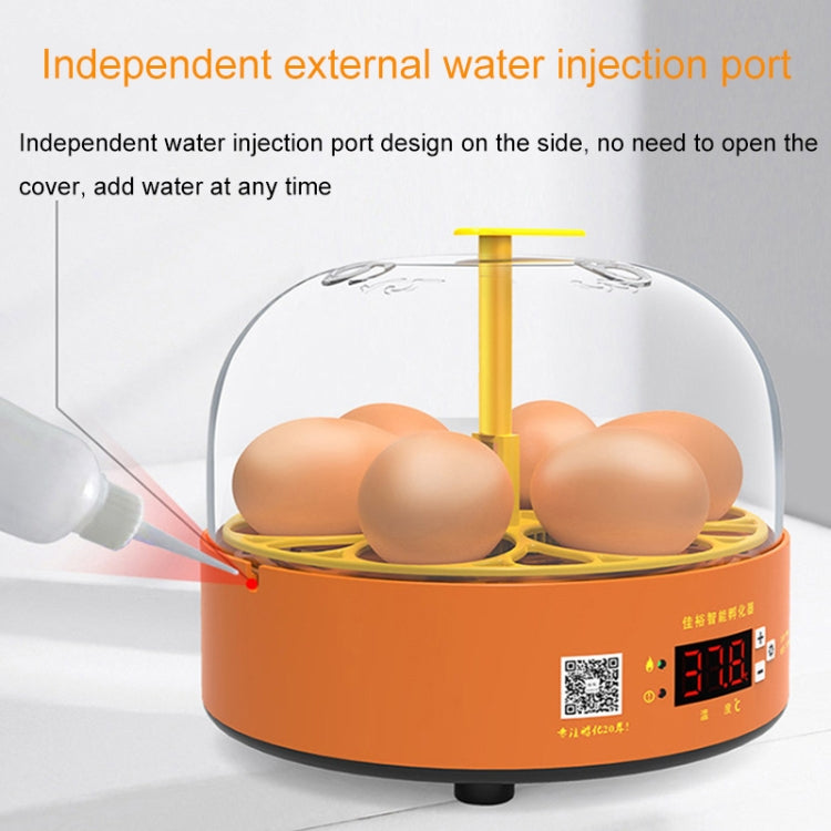 6-Eggs Small Household Experimental Children Smart Chicken Incubators, Spec: Dual-electric Automatic US Plug - Incubators by buy2fix | Online Shopping UK | buy2fix