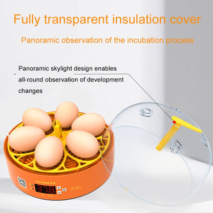 6-Eggs Small Household Experimental Children Smart Chicken Incubators, Spec: Automatic EU Plug - Incubators by buy2fix | Online Shopping UK | buy2fix