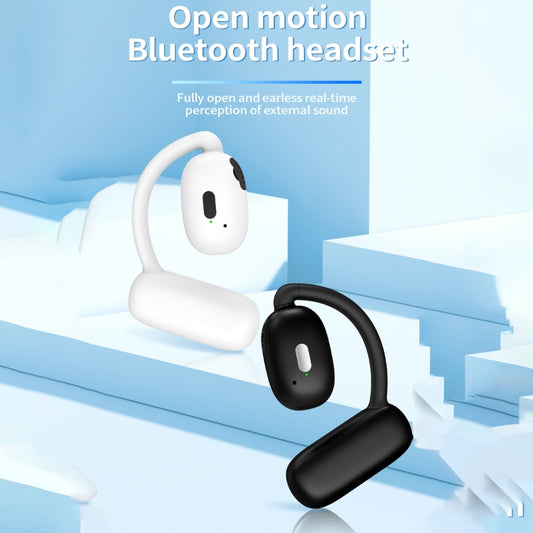 Bluetooth V5.4 Hanging Ear Wireless Earbuds Stereo Sound Headphones(White) by buy2fix