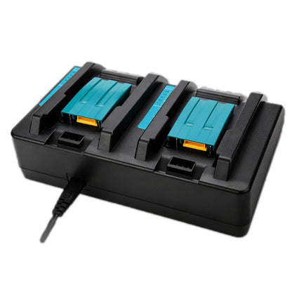 For Makita DC18RC 14.4-18V Lithium Battery Dual Charger, Specification: UK Plug - Electric Saws & Accessories by buy2fix | Online Shopping UK | buy2fix