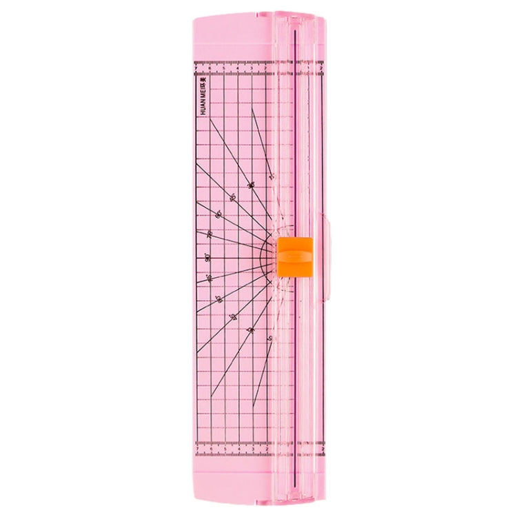 HUANMEI For A3 A4 A5 Paper Cutter With Pull-out Ruler DIY Small Portable Photo Die Cutting Machine(Pink) by HUANMEI