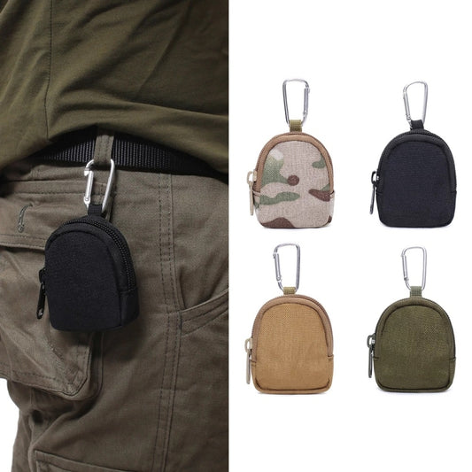 Outdoor Sports Portable Pet Snack Bag Round Type Wear-Resistant Small Money Bag(Army Green) by buy2fix