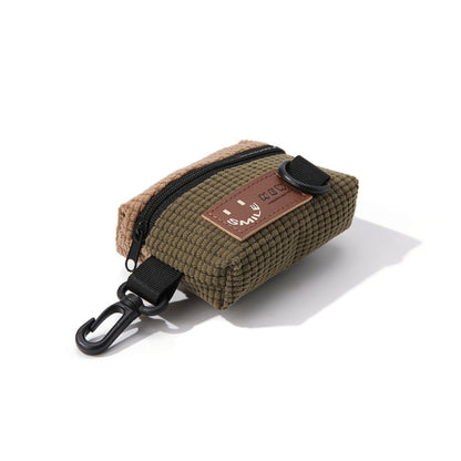 Corduroy Outdoor Cycling Hanging Bag Earphone Portable Storage Sports Bag Universal Bag Hanger by buy2fix