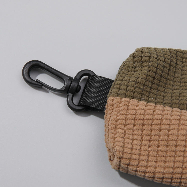 Corduroy Outdoor Cycling Hanging Bag Earphone Portable Storage Sports Bag Universal Bag Hanger by buy2fix