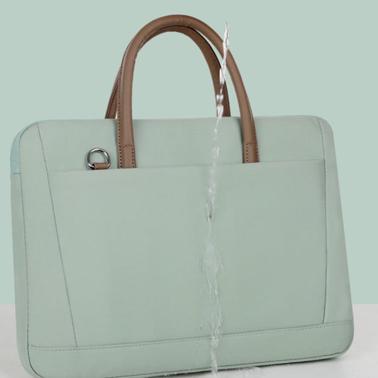 15-16.1 Inch Oxford Cloth Laptop Bag Crossbody Carrying Case Briefcase(Blue) by buy2fix