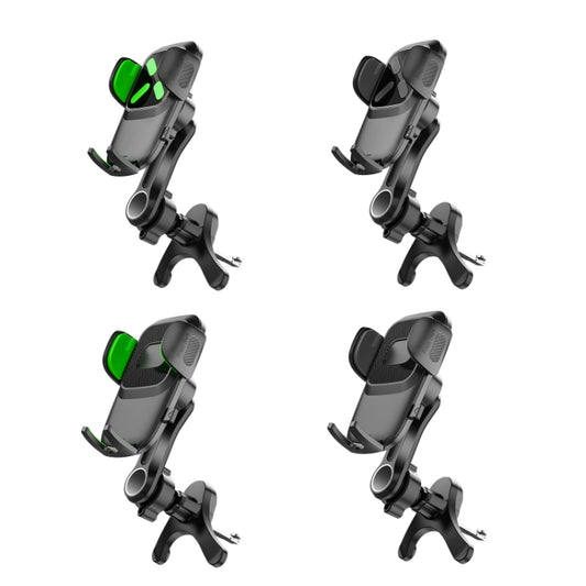 Car Air-conditioning Vent Y-shaped Base Mobile Phone Holder, Color: Ninth Generation Black by buy2fix